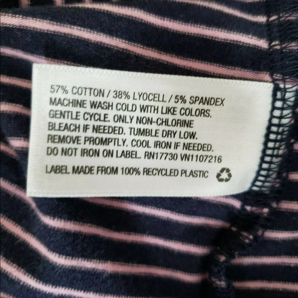 Ingrid & Isabel T Shirt Maternity Dress Striped M - Picture 5 of 5